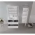 HANAH HOME Kupatilski ormarić sa umivaonikom i ogledalom (2 komada) Arno 100 762