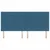 vidaXL vidaXL Vzglavje Gumb Tufted Temno Modro 200 cm Žamet, (22052667)