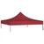 Krov za šator za zabave 3 x 3 m bordo 270 g/m2
