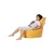 ATELIER DEL SOFA Lazy bag Baton Yellow