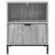 Noćni ormar s ladicama 2 pcs Sivi hrast sonoma 49 x 36 x 61 cm