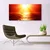 tulup.si Slika na platnu Sunset sea wave 125x50 cm