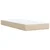 Vidaxl Box spring postelja z vzmetnico krem 80x200 cm blago