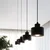 Sollux SL.1132 - Luster na sajli SAVAR 1xE27/60W/230V crna