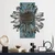 Rama de Oro -3 BlueBlack Decorative Wooden Wall Accessory