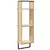 Zidna polica s 3 razine Boja hrasta 30x25x100 cm drvena