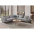 ATELIER DEL SOFA Ugaona garnitura Flexy L Grey