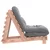 Futon na razvlačenje s madracem 60x206x11 cm masivna duglazija