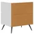 vidaXL Nočna omarica 2 pcs Bela 43 x 34,5 x 47,5 cm Inženirski les