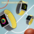 Silikonska narukvica za Apple Watch sa magnetom sivo zuta 38/40/41mm
