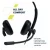 CANYON HS-07 PC Mic 3.5/USB Flat 2.8m Black (CNS-HS07B)