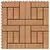 Pločice za decking 22 pcs Tikovina 30 x 30 cm