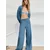 Pull&Bear Hlače  azur