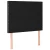 Krevet box spring s madracem LED crni 90x200 cm od tkanine
