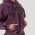 GymBeam Women‘s Abyss Hoodie Raisin