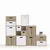 FIVE Regal sa 4 police MIX&MODUL 67,5x32x67,5cm, Bijela