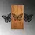 Wallity Zidna dekoracija Butterflies 2, 74 x 58 cm, Smeđa