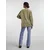 PIECES Bluza Effi  oliva