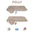 Aberto Design Jastuk za pse Polly Dog, 35x50 cm, Krem