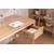 Hanah home Radni sto 130x73,5x60?cm Bež