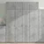 Ormarić za pohranu boja betona 80x42,5x225 cm konstruirano drvo