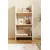 Hanah Home polica za knjige Derga3, 44 cm, hrast Sonoma / bela