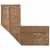 vidaXL Prevleka za blazino 2 pcs HOUTEN Rjava 40 x 145 cm