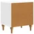 Noćni ormar 2 pcs Bijela visokog sjaja 43 x 34,5 x 48 cm