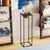 Aberto Design Dekorativna saksija GED-020-B, 80 cm, O 26 cm ,, Crno-terakota