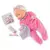 Bábika Eloise Pink ide do postieľky Mon Grand Poupon Corolle 36 cm s modrými klipkajúcimi očami a 4 doplnky od 24 mes CO130200