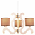 Ambrosia 3 Viseća Lampa 3X40W E14 18,4W Led Copper