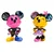 Figúrky zberateľské Mickey a Minnie Designer Jada kovové 2 kusy výška 10 cm J3074007