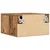 Vidaxl Nočna omarica Star les 35 x 35 x 20 cm Konstruiran les