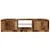 TV ormarić LED boja drva 140x40x36 cm konstruirano drvo