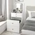 Hanah Home toaletni sto Luna 91, 60 cm, beli