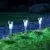 Aigostar - LED solarna lampa LED/0,006W/1,2V 29,5 cm hrom 6500K IP44