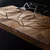 Wallity Zidna dekoracija Wolf1, 45,5 x 58 cm, Crna