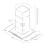 Elica TRIBE A ISLAND IX/A/90x60 Ostrvski aspirator, 205W, Sivi