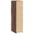 Visoka komoda boja hrasta 30 x 42,5 x 124 cm konstruirano drvo