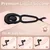 SuperLove Vibrating Cock Ring with Dual Adjustable Beads Black