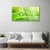 tulup.si Slika na steklu Rastlina leaf dew drops 120x60 cm 2 obešalnika