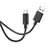Hoco Hoco 3A USB A na USB C kabel, 1 m, črn