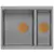 granitni umivalnik Logan 150 Grey Metallic
