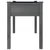 Sadilica s oblogom siva 118 x 59 x 76 cm od masivne jelovine