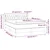 Vidaxl Box spring postelja z vzmetnico temno rjava 140x200 cm blago