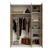 Hanah Home ormar Loren 1600-230, 135,8 cm, orah / beli