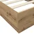vidaXL Tlorisna postelja Artisan hrast 80 x 200 cm Inženirski les