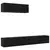 Set TV komoda Zidne 3 pcs Crni hrast Konstruirano drvo