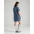 VERO MODA Dolga srajca Jennie moder denim
