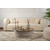 Hanah Home Klub sto-set Orion, 90x60x30, 85x30x35cm, 2 komada, Braon